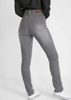 Jean slim taille haute, extensible et confortable