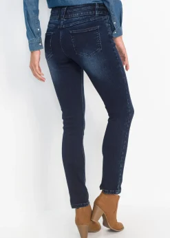 Jean slim taille haute, sculptant et ultra-souple
