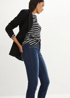 Jean slim taille haute, sculptant