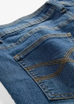 Jean slim taille mi-haute, raccourci