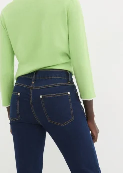 Jean slim taille mi-haute, très extensible
