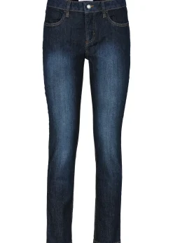 Jean slim taille mi-haute, cropped