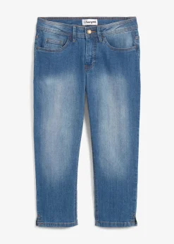 Jean slim taille mi-haute, raccourci