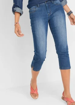 Jean slim taille mi-haute, raccourci