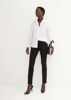Jean slim taille mi-haute, très extensible