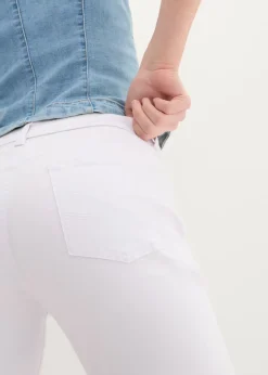 Jean slim taille mi-haute, raccourci