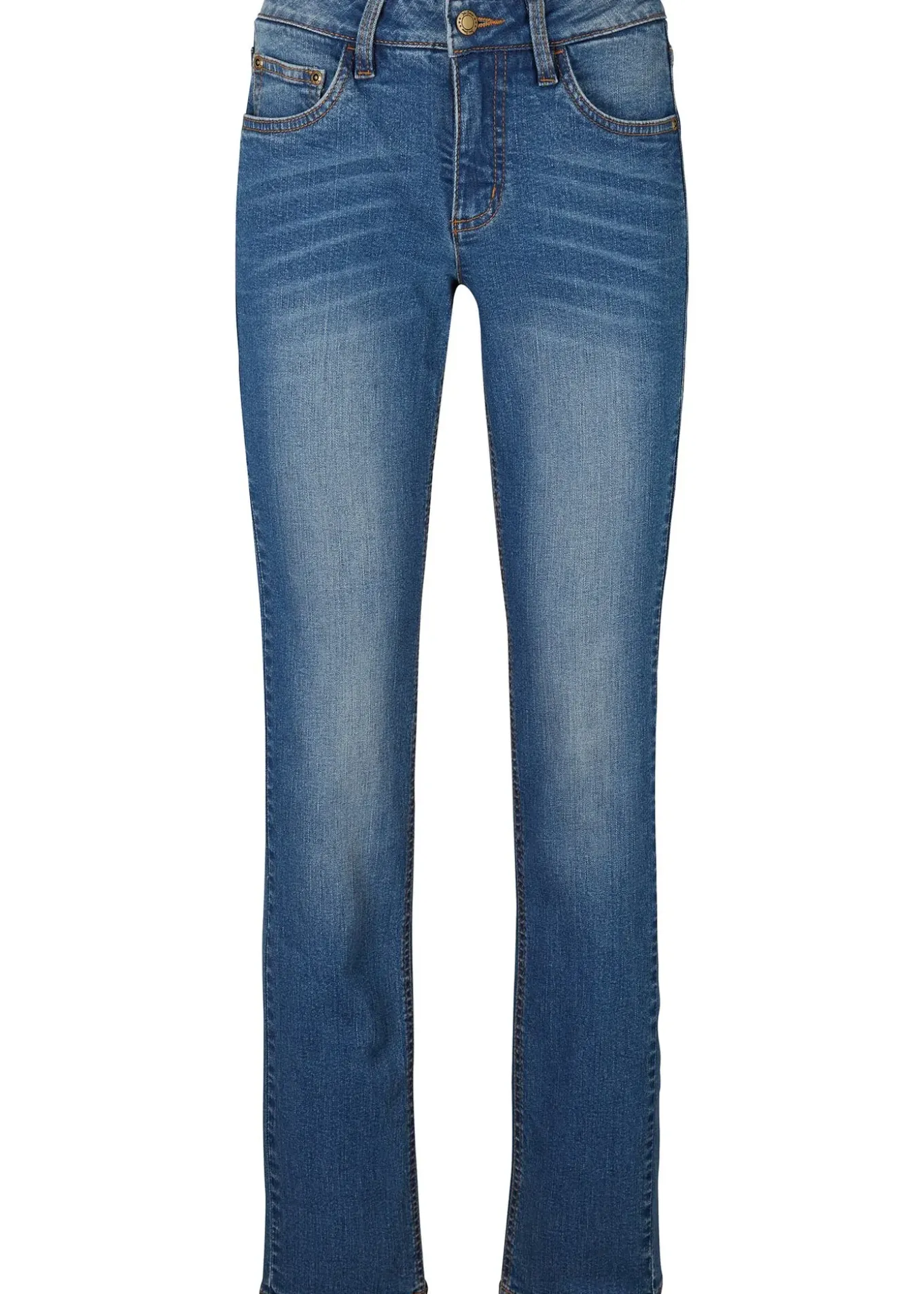 Jean Straight taille mi-haute, extensible