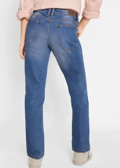 Jean Straight taille mi-haute, extensible