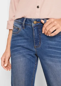 Jean Straight taille mi-haute, extensible