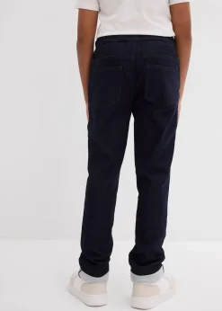 Jean sweat élastiqué regular, coupe droite