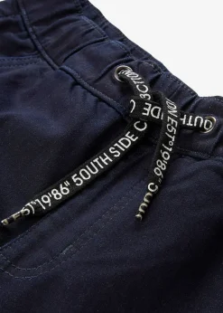 Jean sweat élastiqué regular, coupe droite