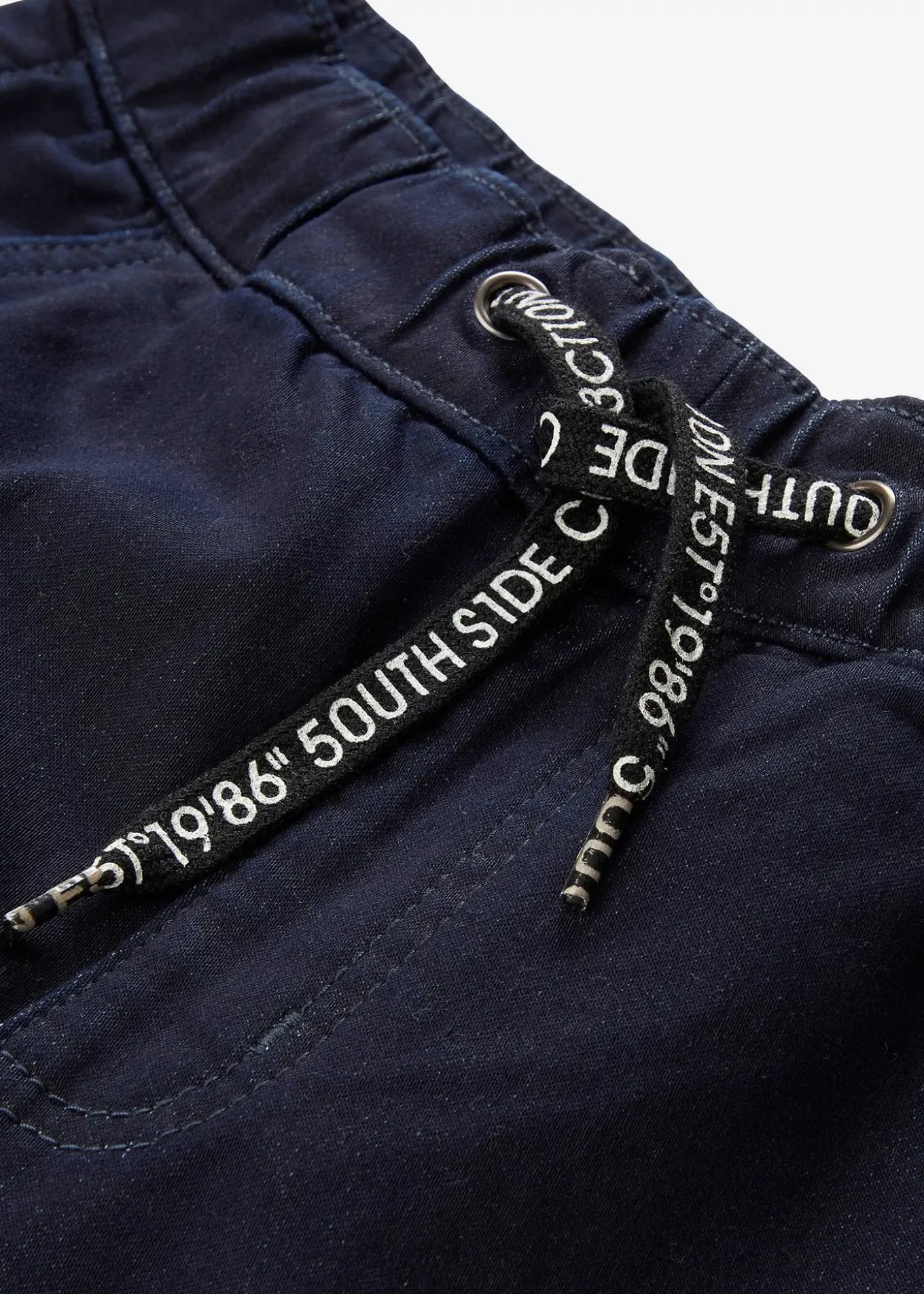 Jean sweat élastiqué regular, coupe droite