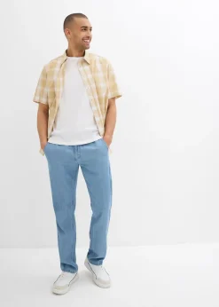 Jean taille extensible léger, Regular, Straight