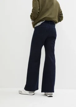 Jean taille haute Wide Leg, taille confortable