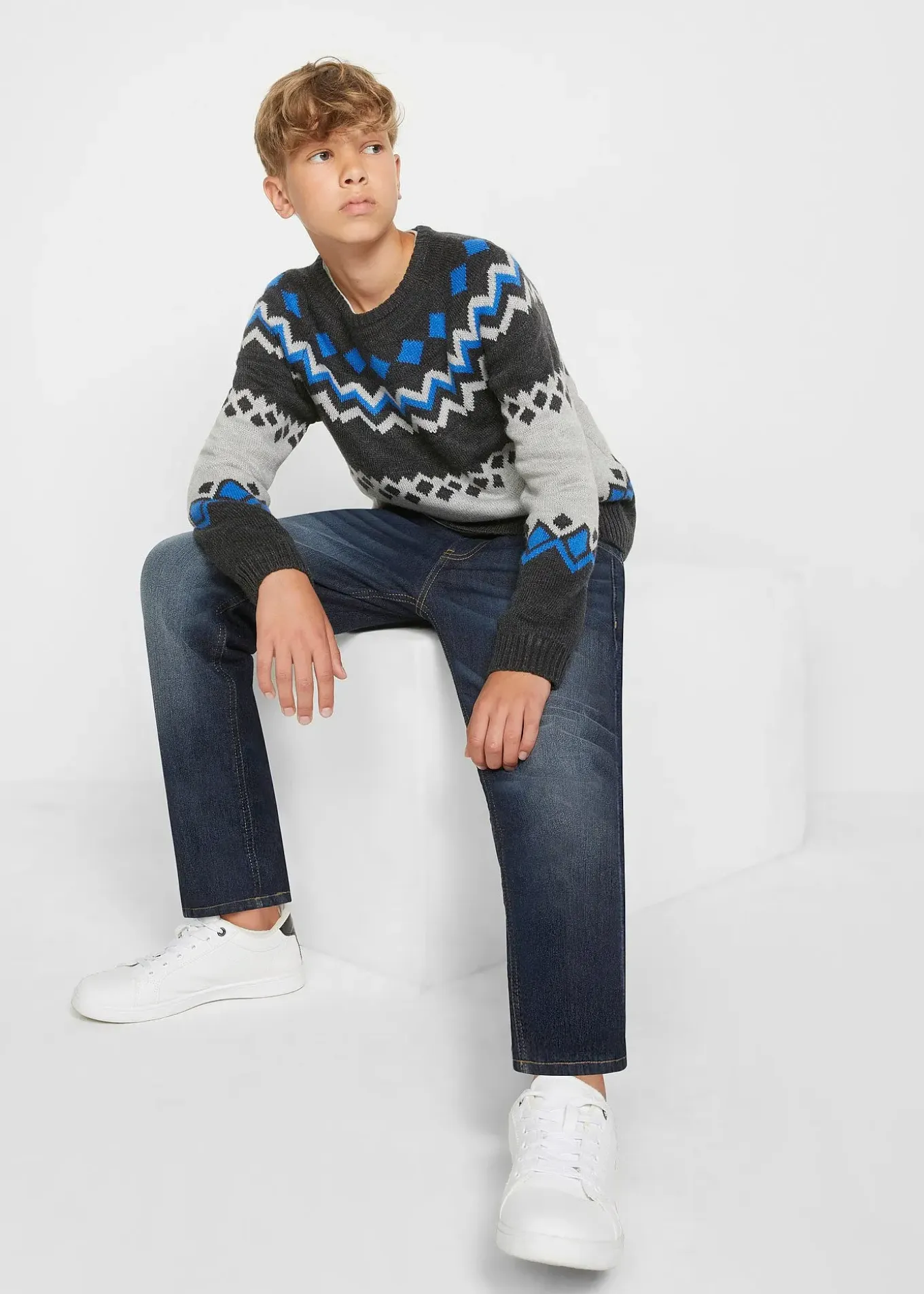 Jean thermique droit et slim avec doublure polaire