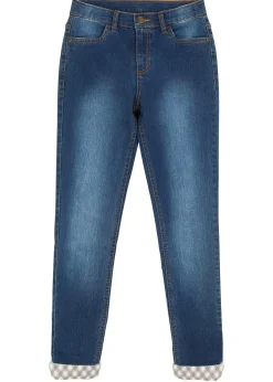 Jean thermo fille avec doublure en flanelle