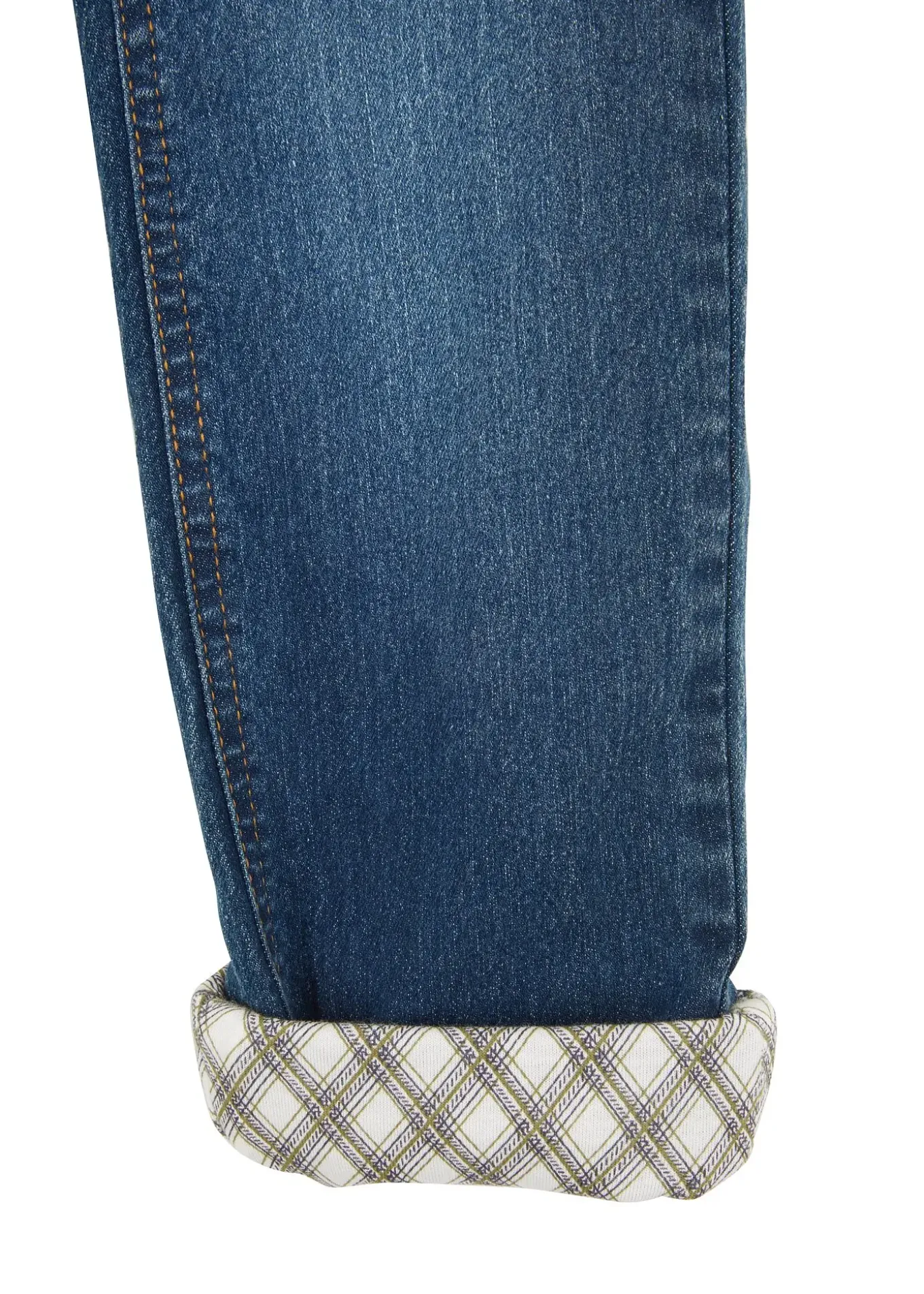 Jean thermo fille avec doublure en flanelle