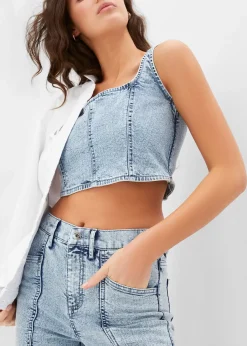 Jean évasé taille haute