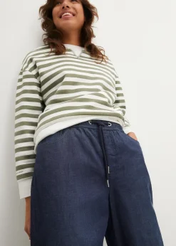 Jeans jogger, coupe droite