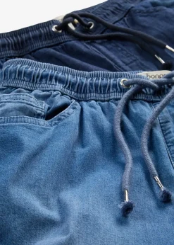 Jeans jogger, coupe droite