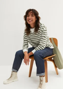 Jeans jogger, coupe droite