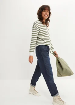 Jeans jogger, coupe droite