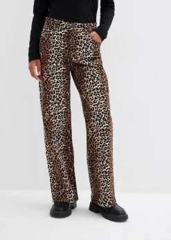 Jeans Wide Leg taille mi-haute