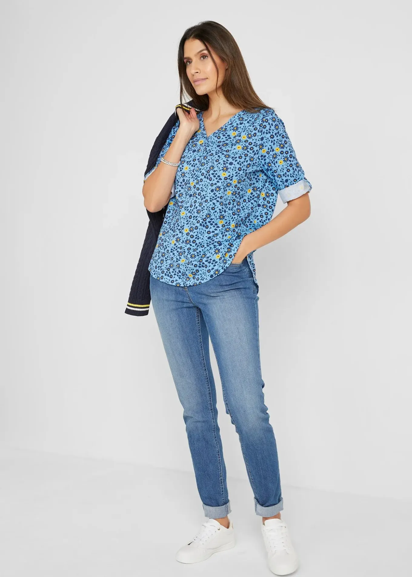 Jegging à taille mi-haute et élastiquée