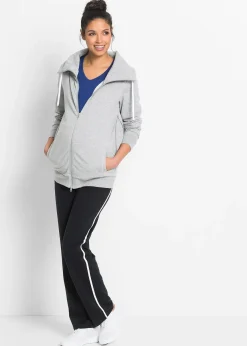 Jogging de grossesse avec du coton, droit
