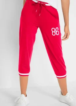 Jogging longueur 3/4 en coton extensible