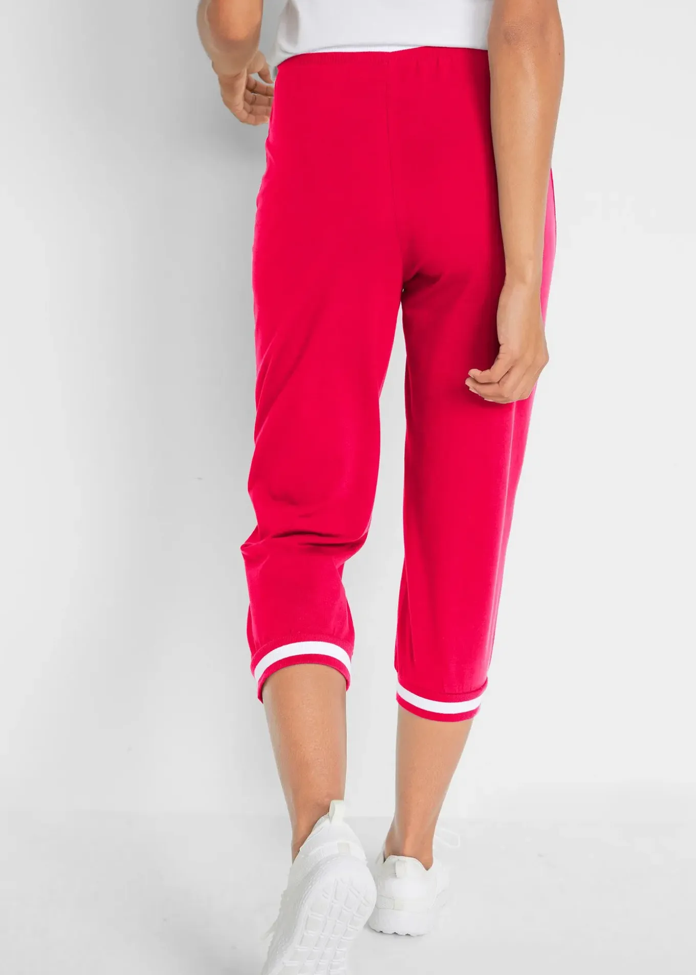 Jogging longueur 3/4 en coton extensible