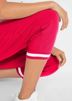 Jogging longueur 3/4 en coton extensible