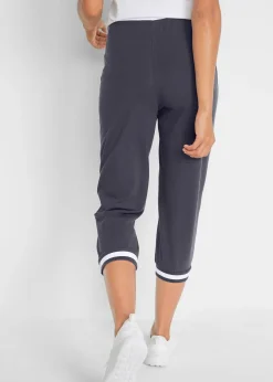Jogging longueur 3/4 en coton extensible