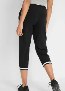 Jogging longueur 3/4 en coton extensible