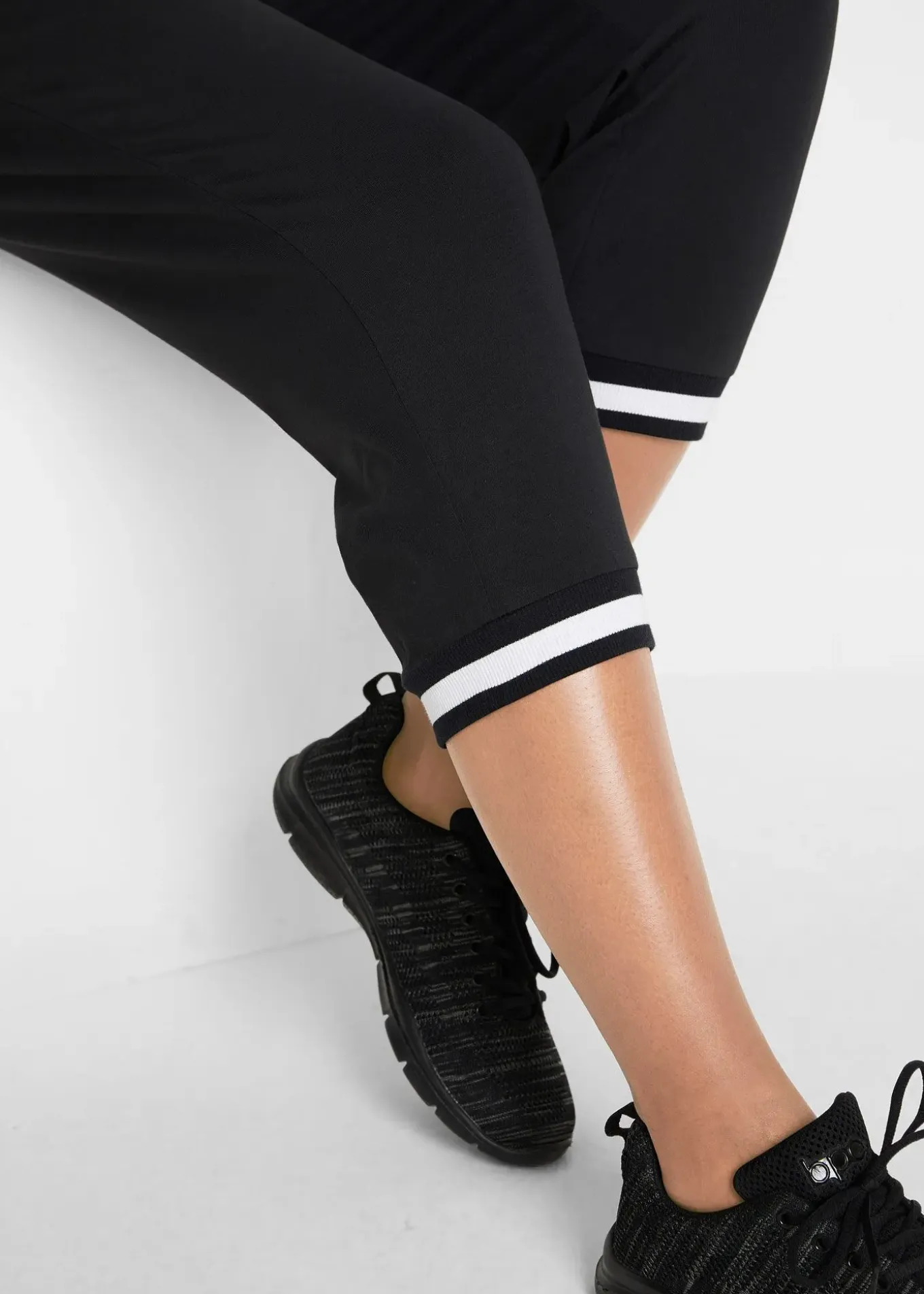Jogging longueur 3/4 en coton extensible