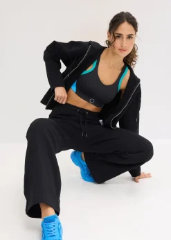 Jogging taille haute 100% coton