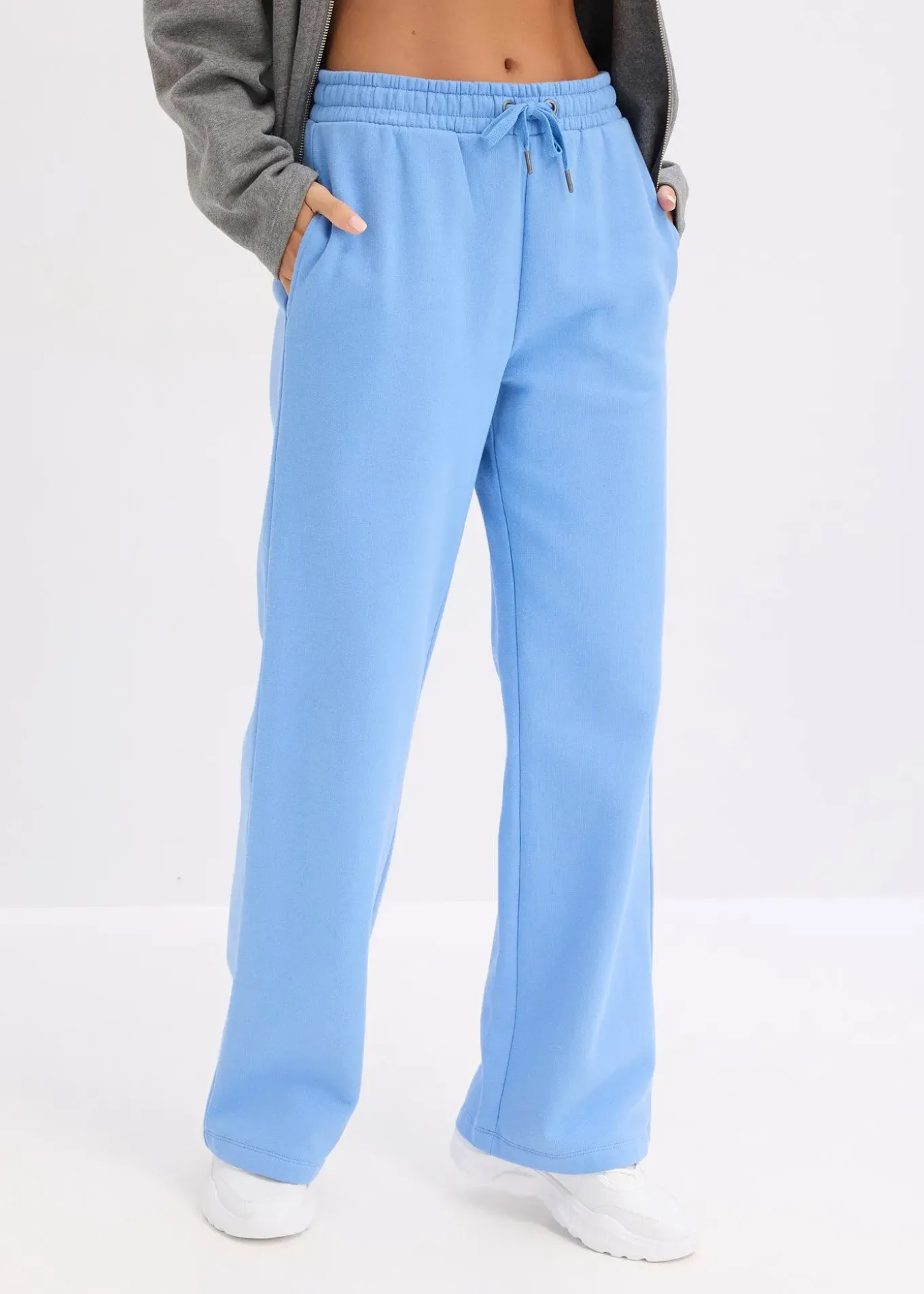 Jogging taille haute 100% coton