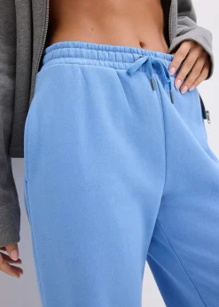 Jogging taille haute 100% coton