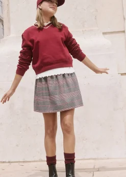 Jupe à taille élastiquée