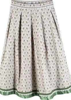 Jupe bavaroise, longueur genou