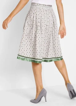 Jupe bavaroise, longueur genou