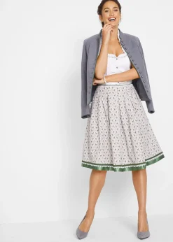 Jupe bavaroise, longueur genou