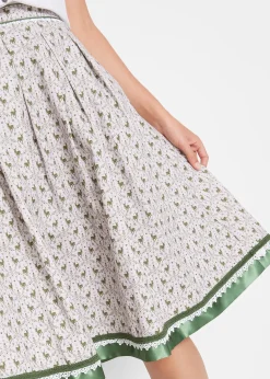 Jupe bavaroise, longueur genou