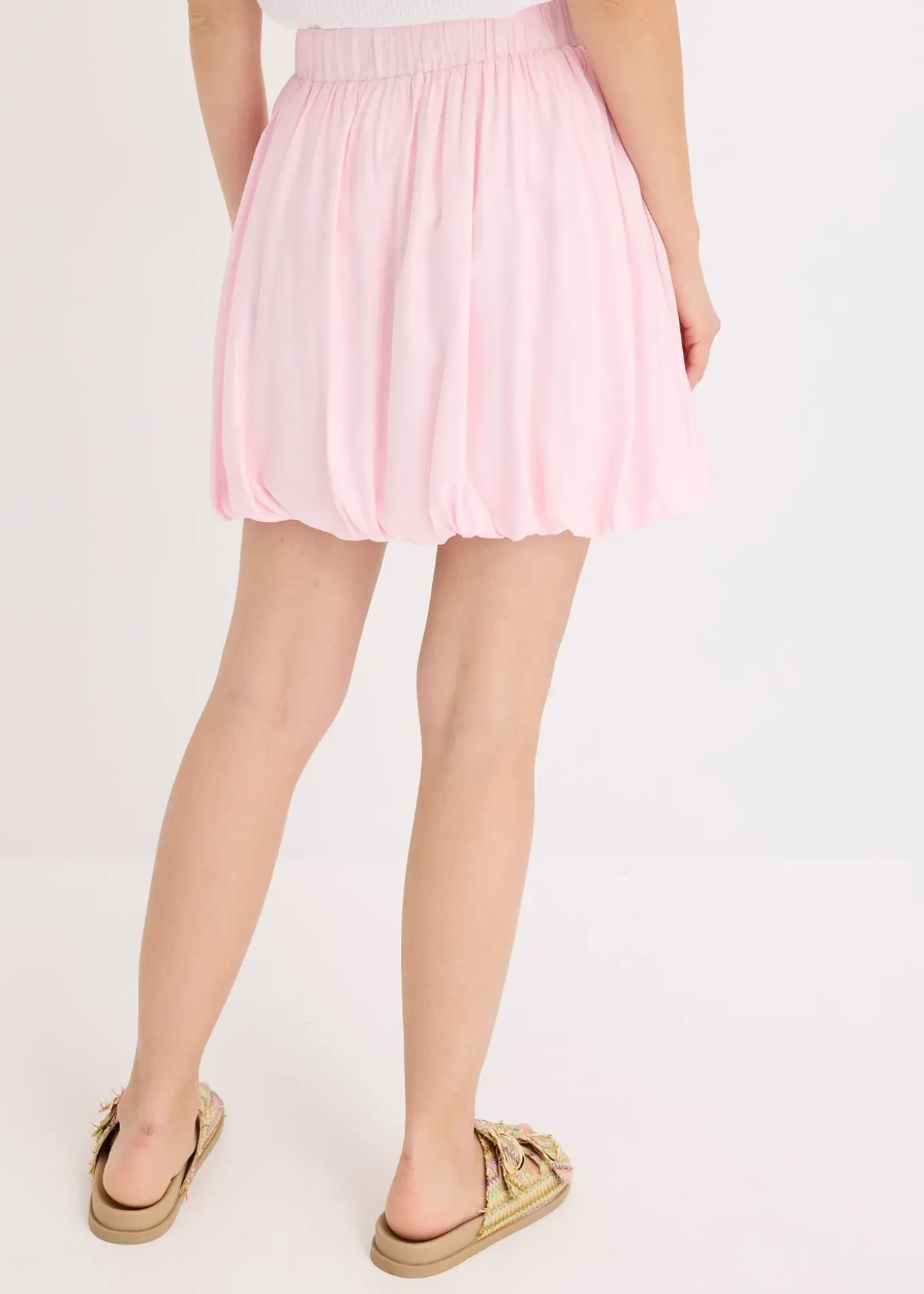 Jupe boule en viscose