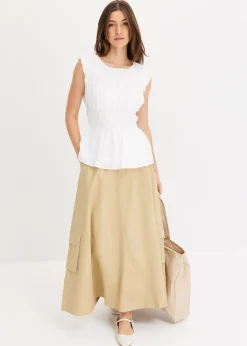 Jupe cargo 100% coton