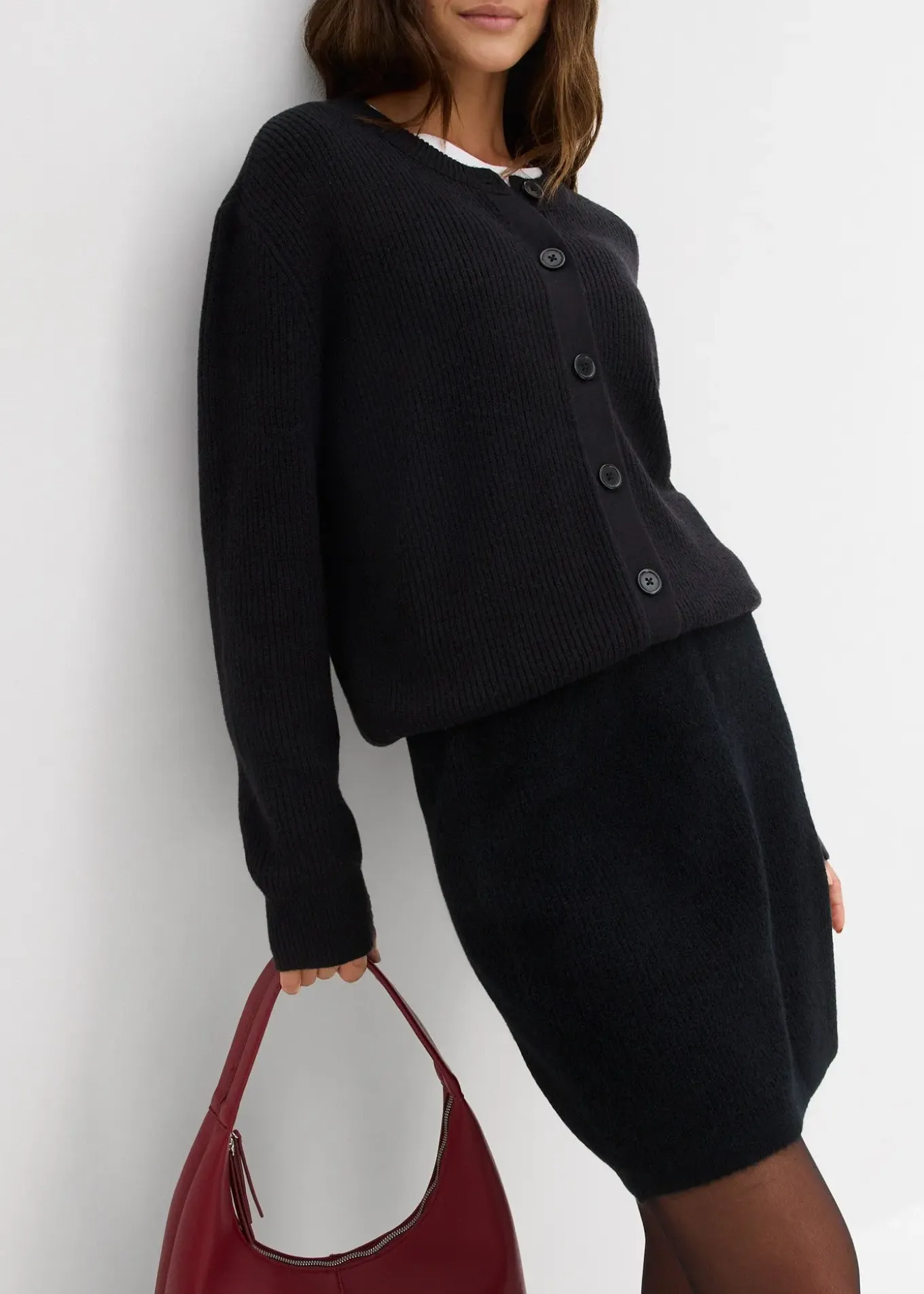 Jupe courte en maille