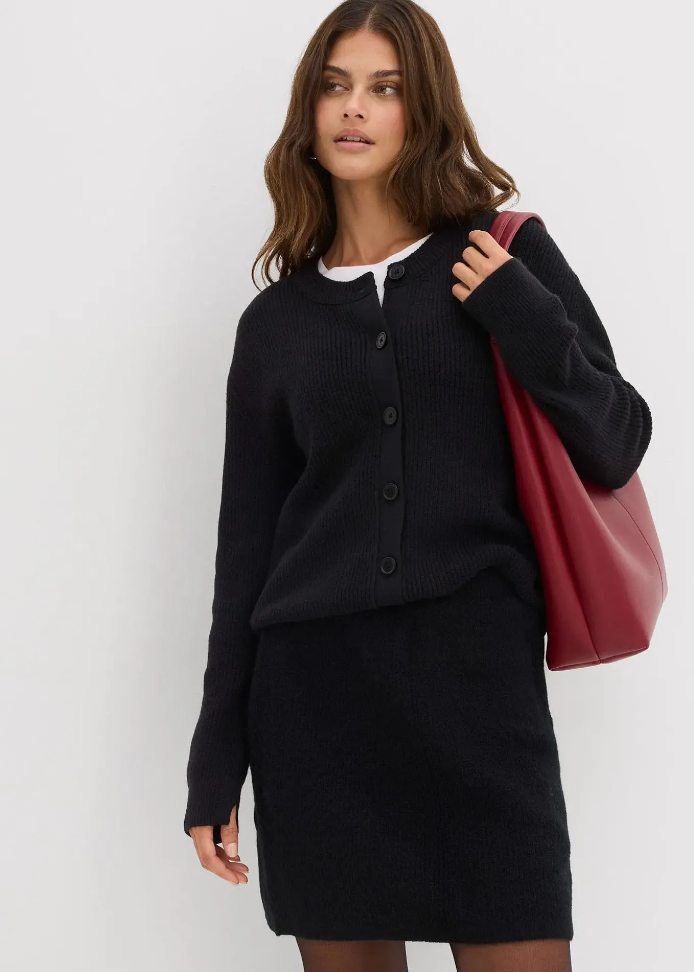 Jupe courte en maille