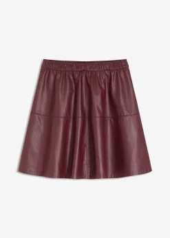 Jupe courte enduite