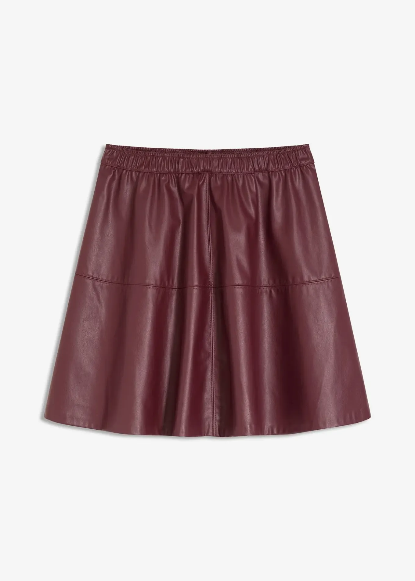 Jupe courte enduite