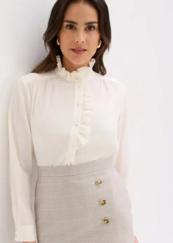 Jupe crayon à carreaux écossais